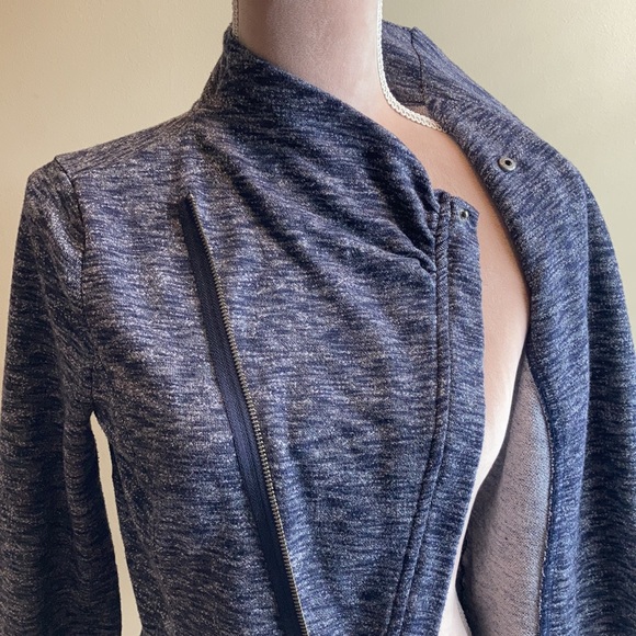 Asymmetrical zip up jacket by G.H. Bass - size small - Picture 14 of 16